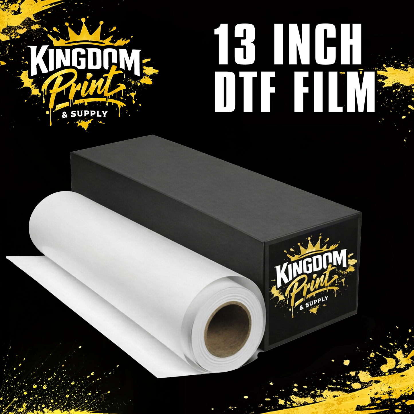 13 Inch DTF Hot Peel Cold Peel Double Matte Double Sided PET Film