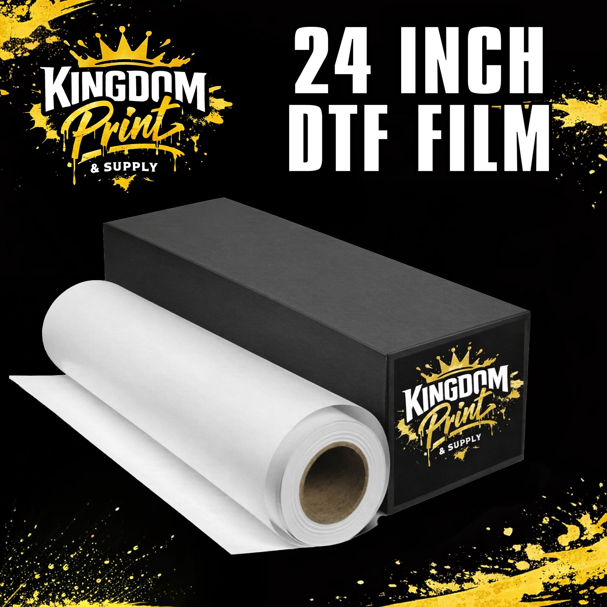 24 Inch PET DTF Hot Peel Cold Peel Double Sided Double Matte Film