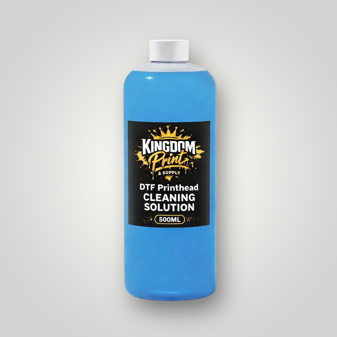 DTF printer maintenance fluid for unclogging printheads