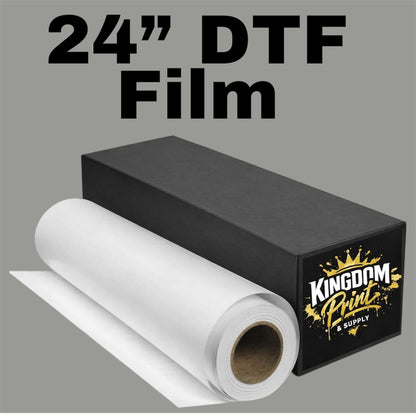 24” DTF Transfer Film for Dark Garments | Vibrant, Durable Prints | Kingdom Print Co
