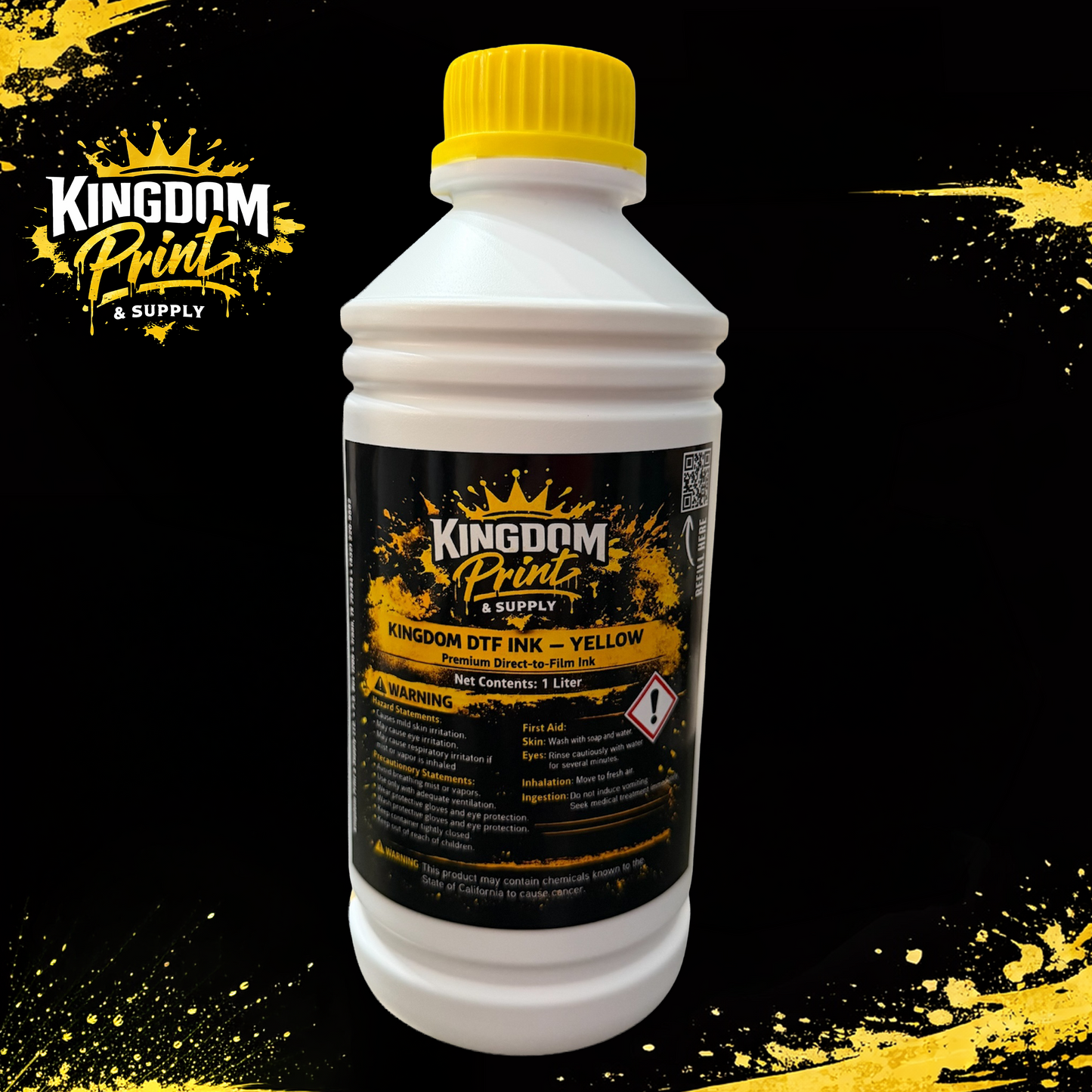 Premium DTF ink for direct to film printing with vibrant color output